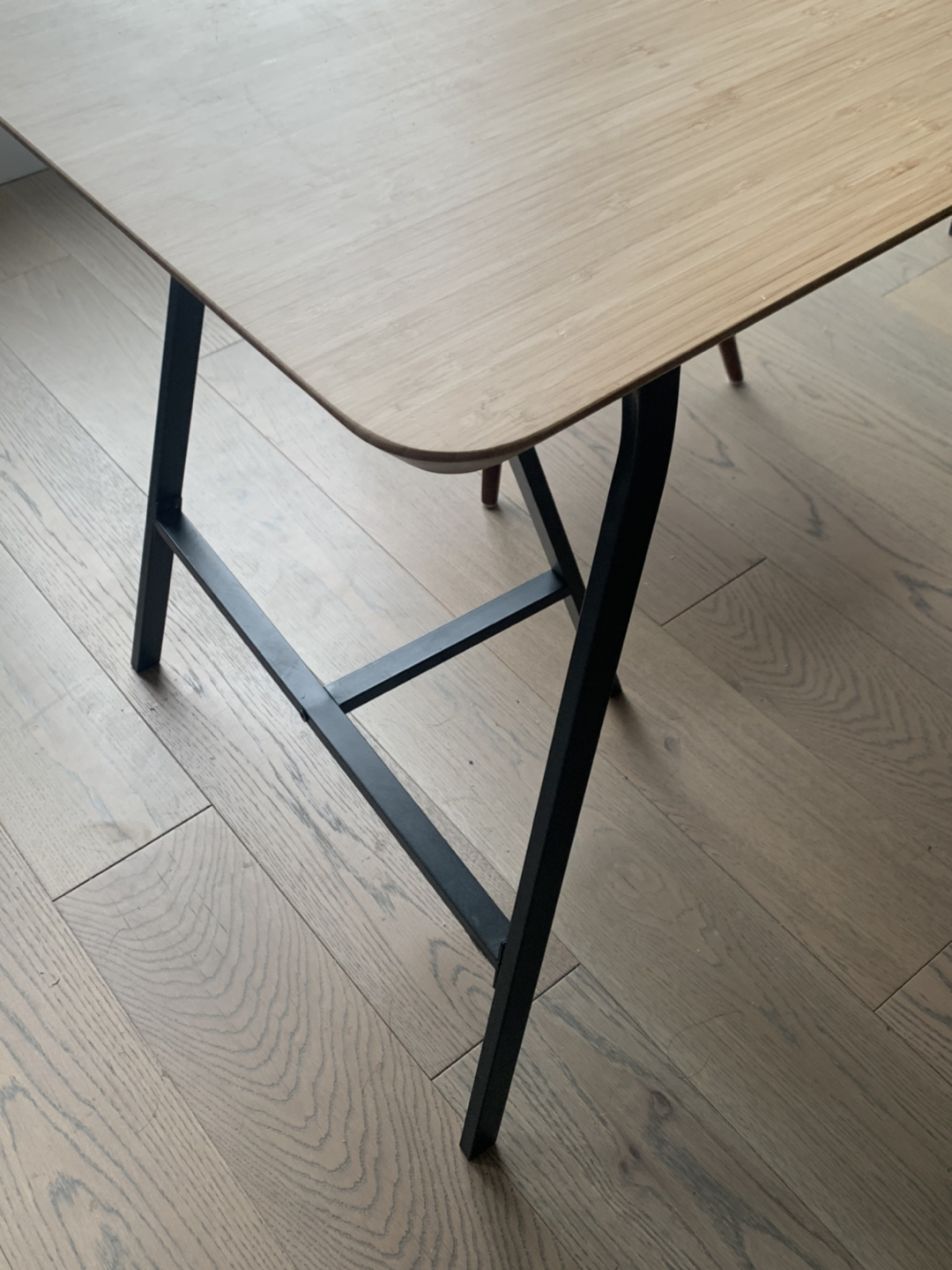 Ikea all purpose Lerberg Trestle, Gray - photo 2