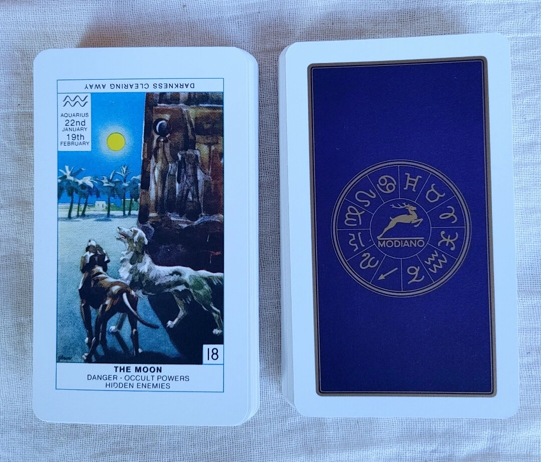 RARE Vintage 1981 Cagliostro TAROT CARDS Deck Unused COMPLETE - photo 4
