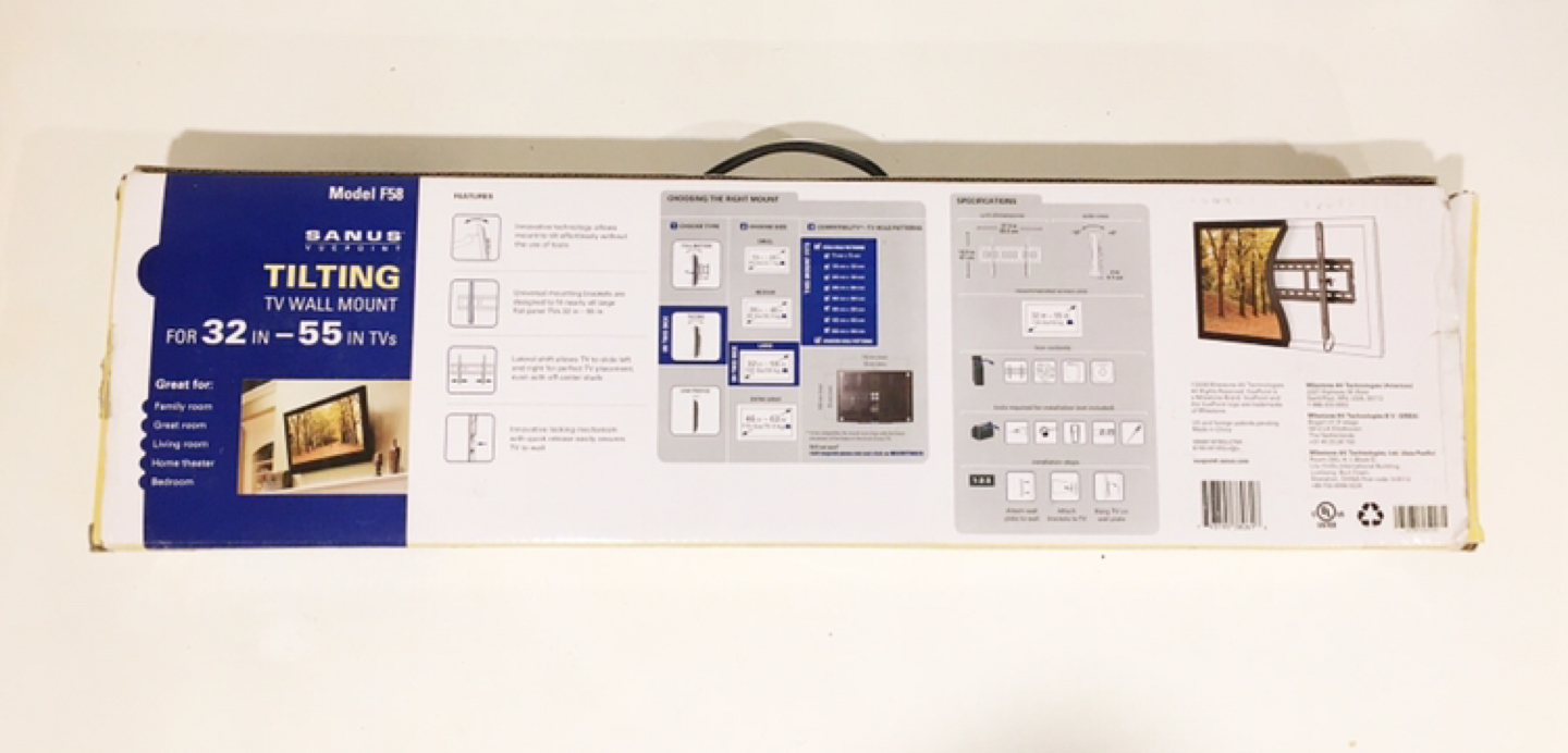 $25 TV Wall Mount Tilting For 32in – 55in image indicator(2)
