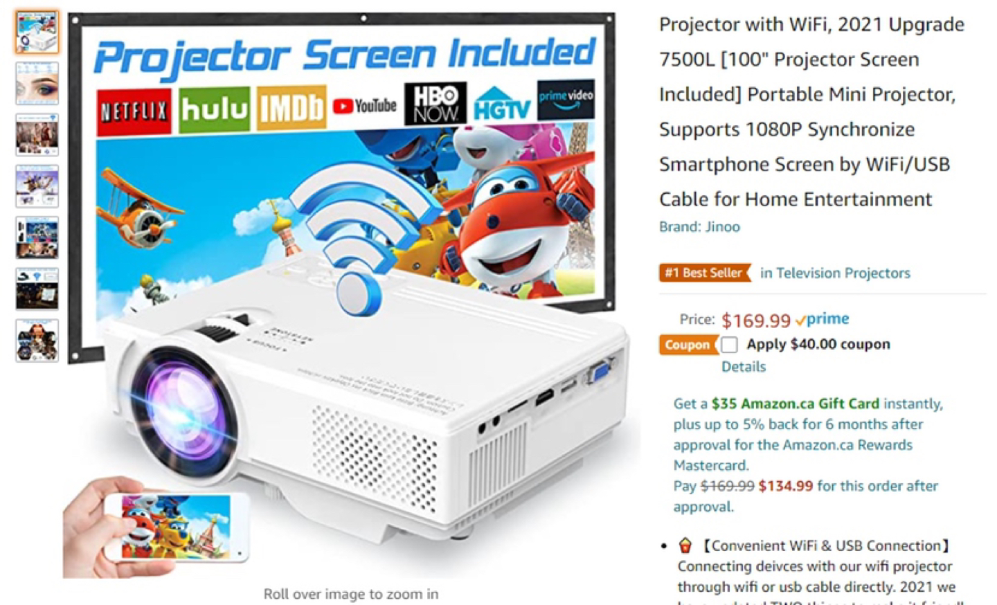 Smart beam projector