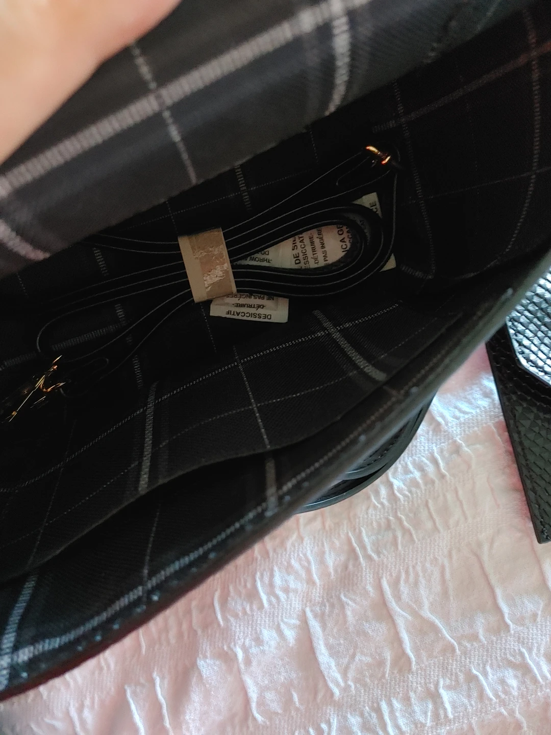 Nygard Baguette Bag with Wristlet - Python (Not real) image indicator(5)