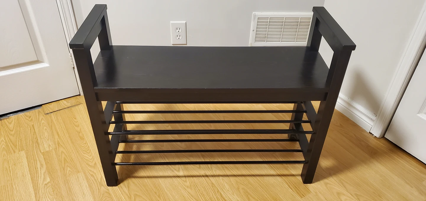 Ikea Hemnes Bench with shoe rack