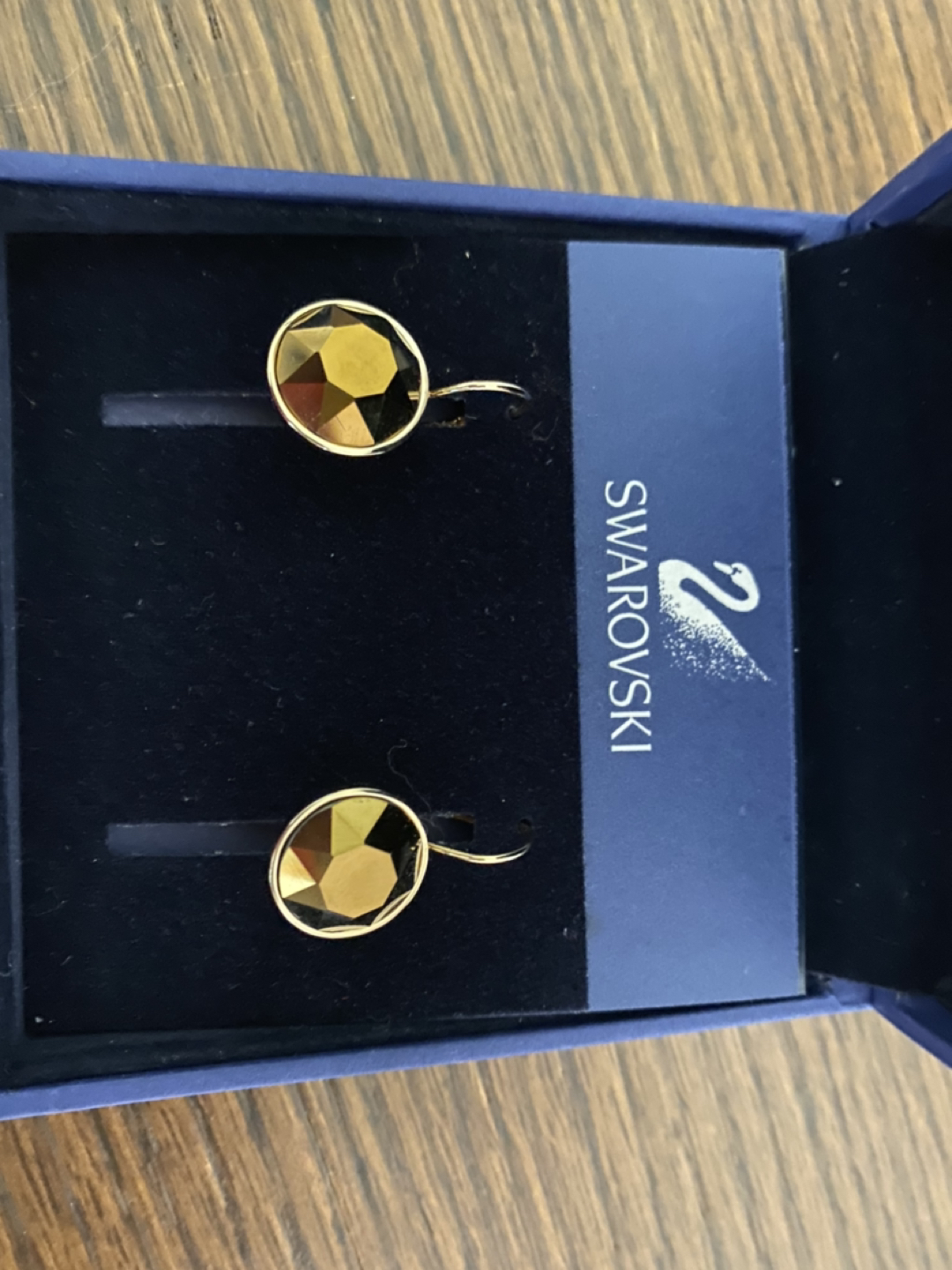 SWAROVSKI Dorado crystal earrings. Great Xmas gift! thumbnail