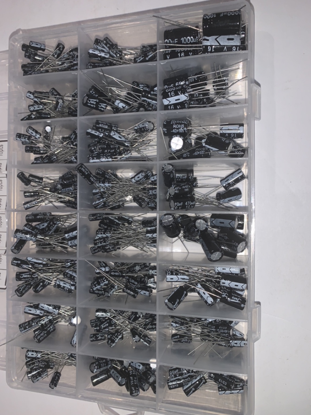 Capacitor electrolytic brand new pack of 500 pcs  - photo 4