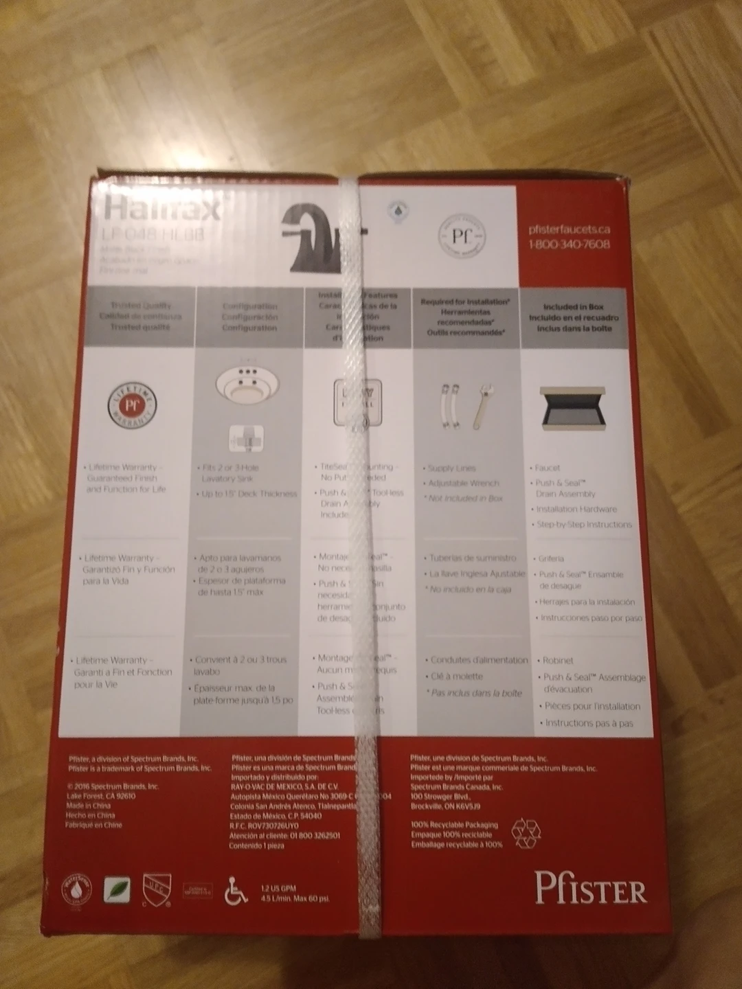 Pfister Halifax Centerset Mid Arc Bathroom Faucet - photo 2