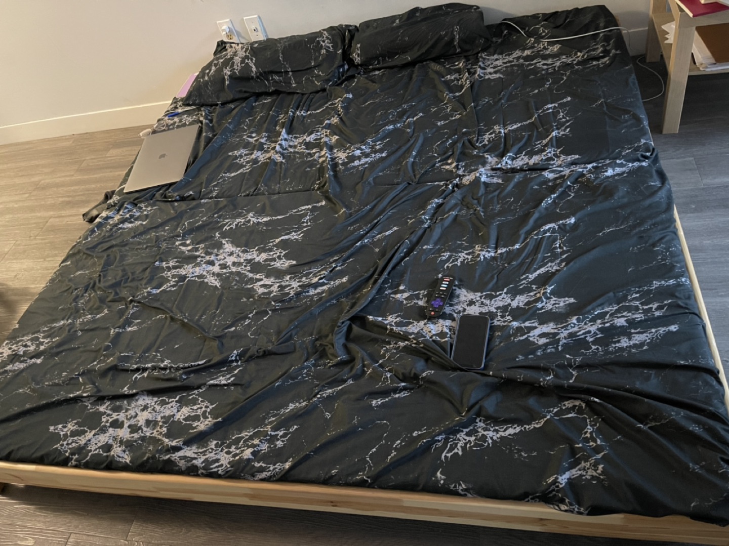 Ikea stackable sofa bed with 2 mattresses like new