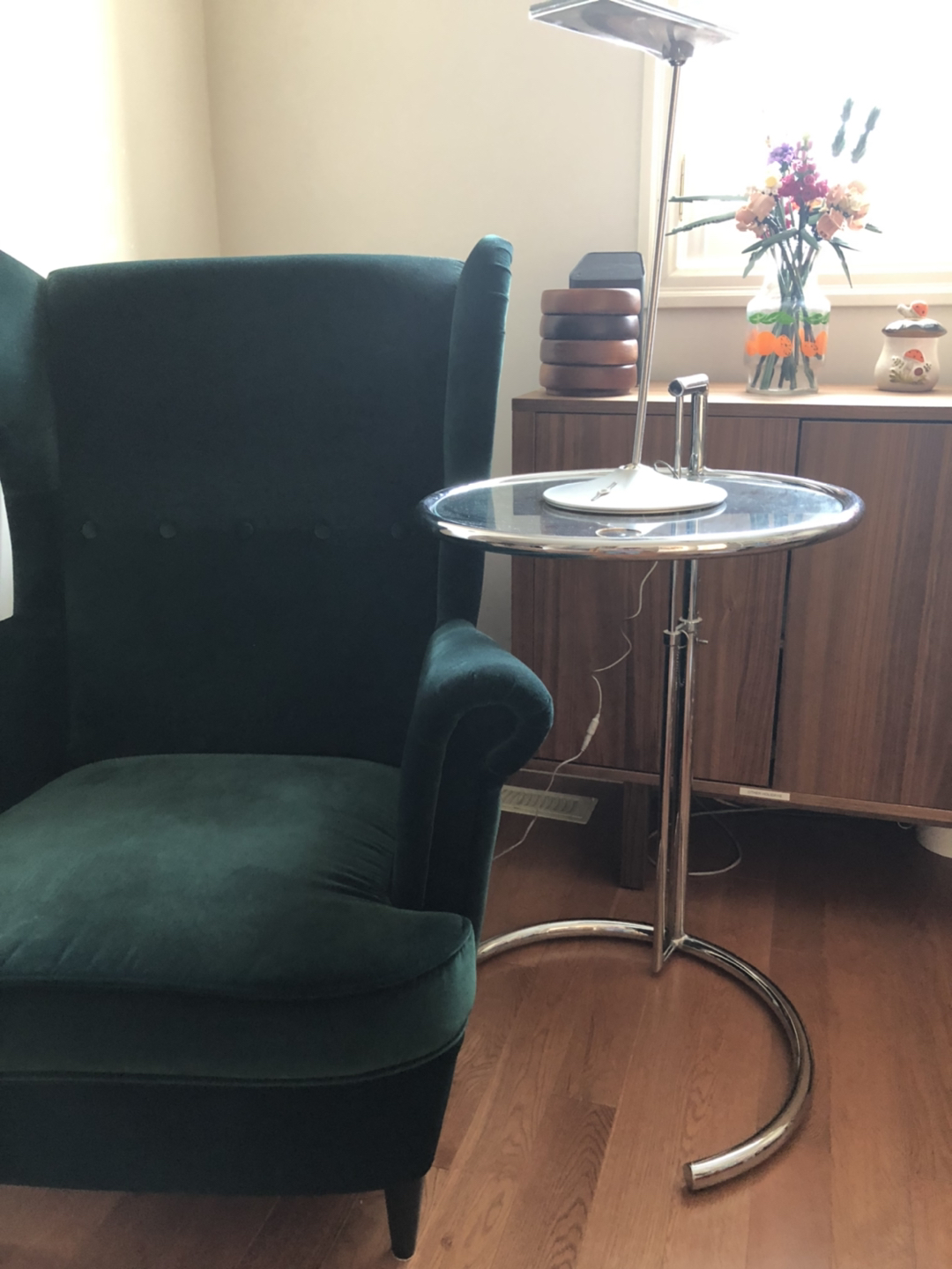 Eileen Gray Adjustable Side Table replica
