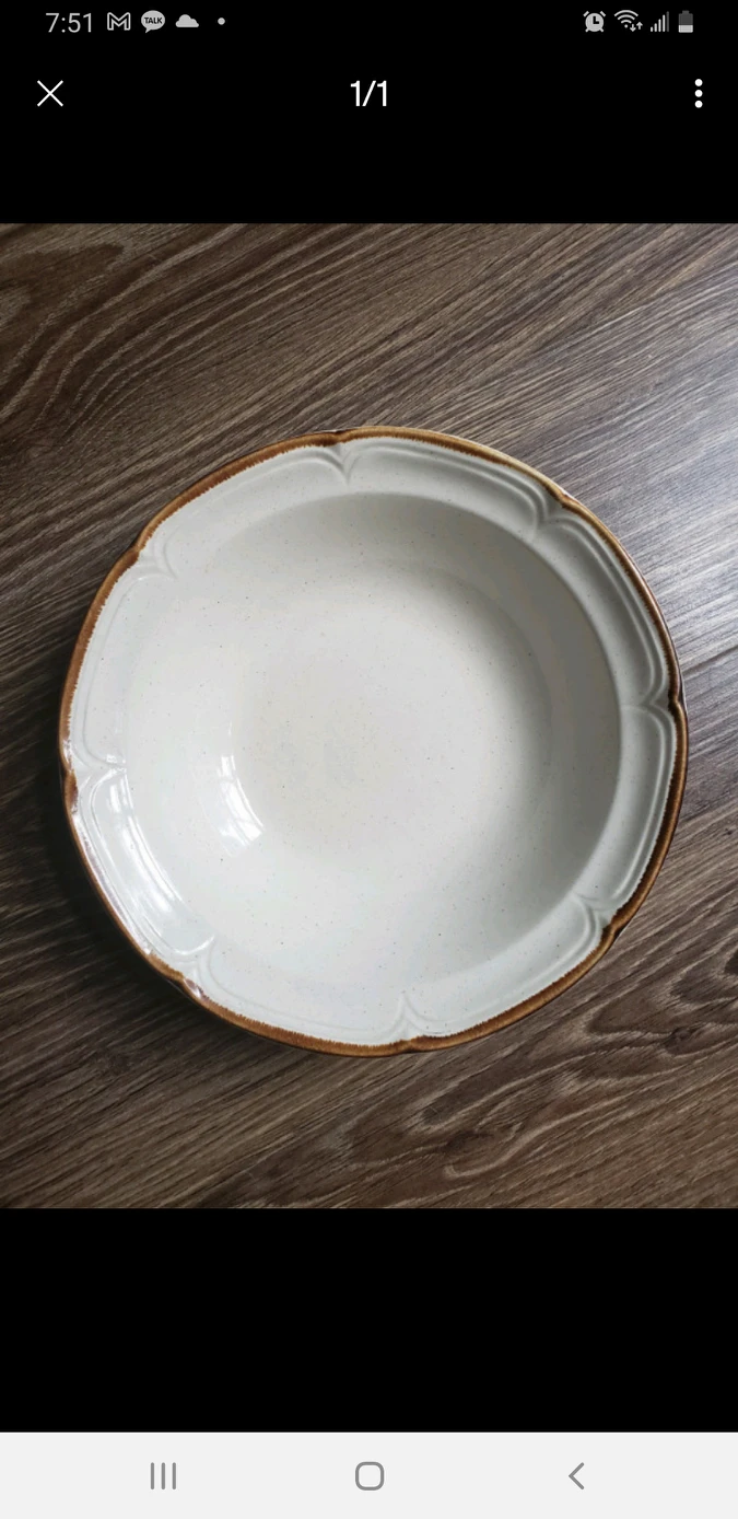 Japanese stoneware large bowl thumbnail