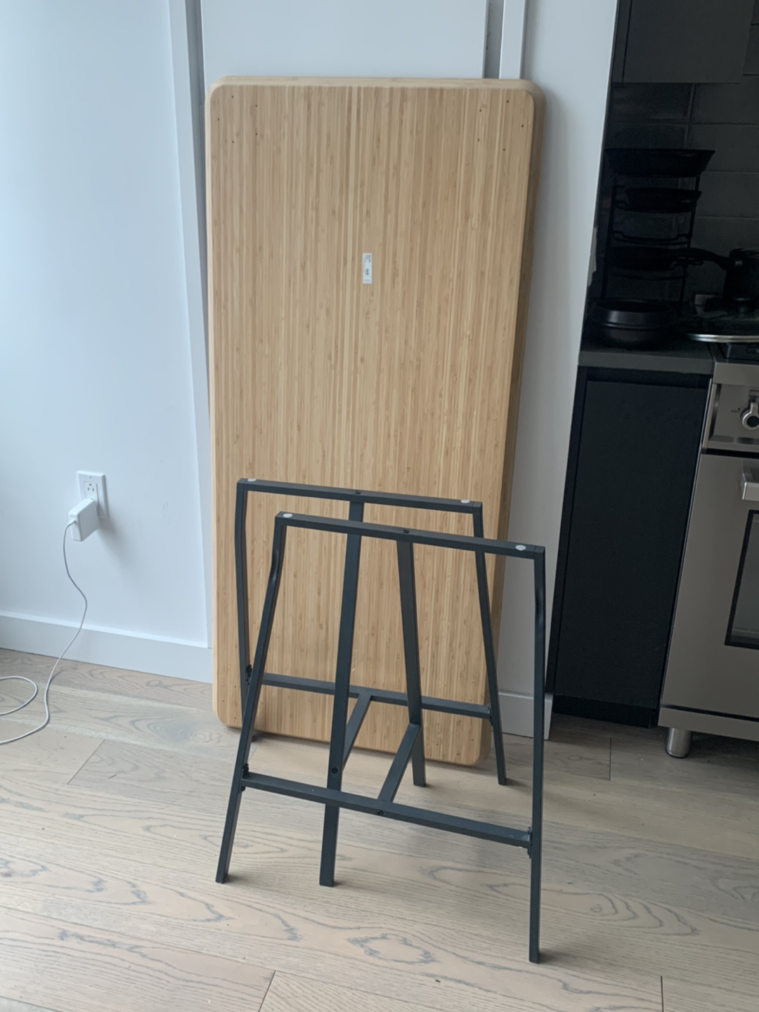 Ikea all purpose Lerberg Trestle, Gray