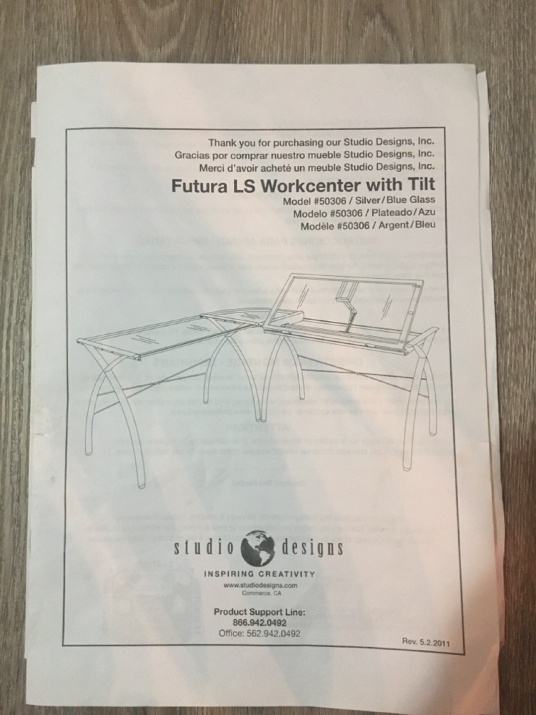Corner Desk with easel  image indicator(4)