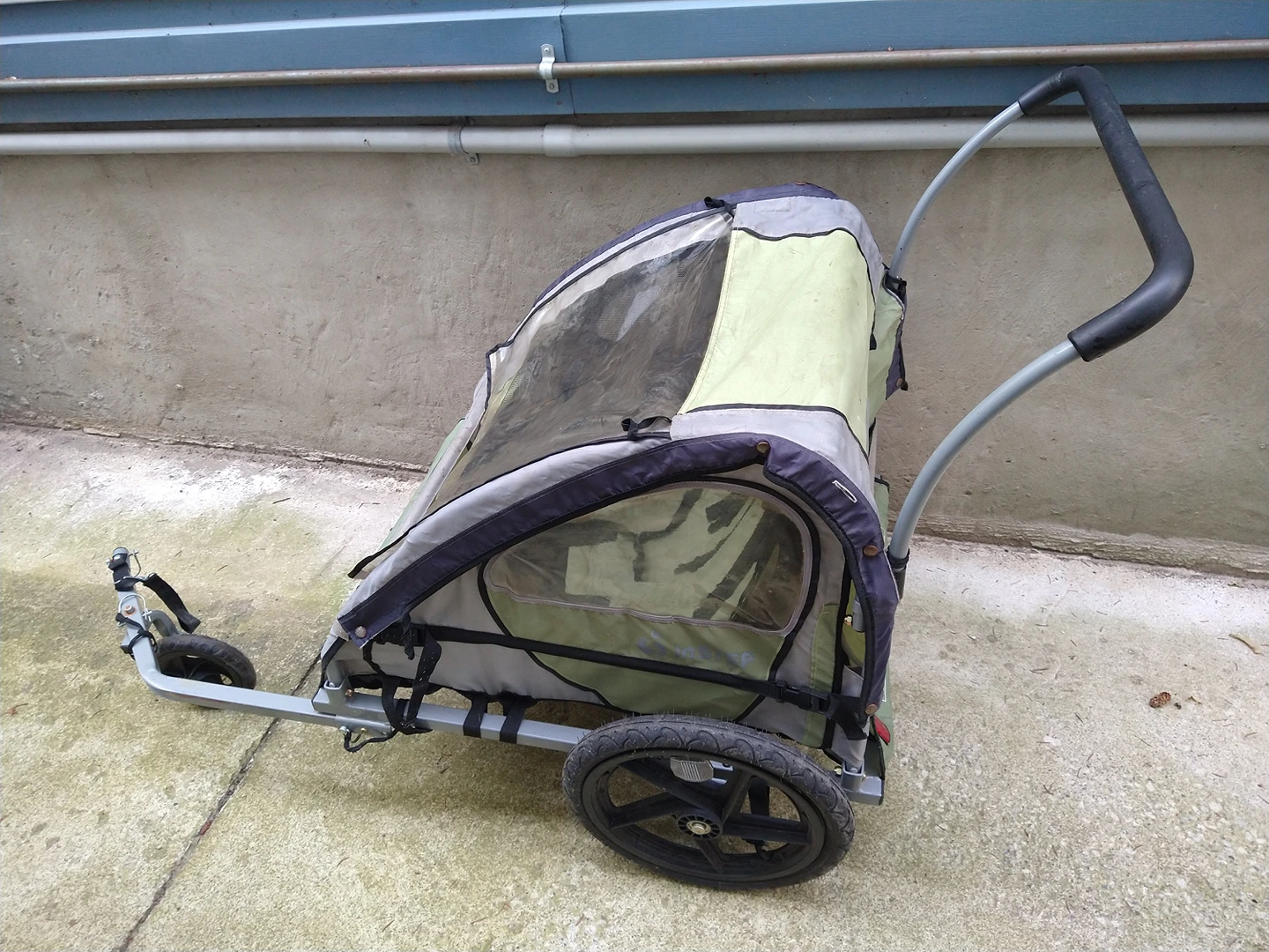 instep double bike trailer