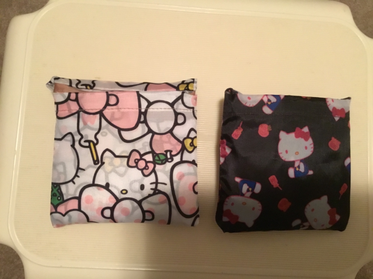 Hello Kitty Head Reusable Shopping Bag