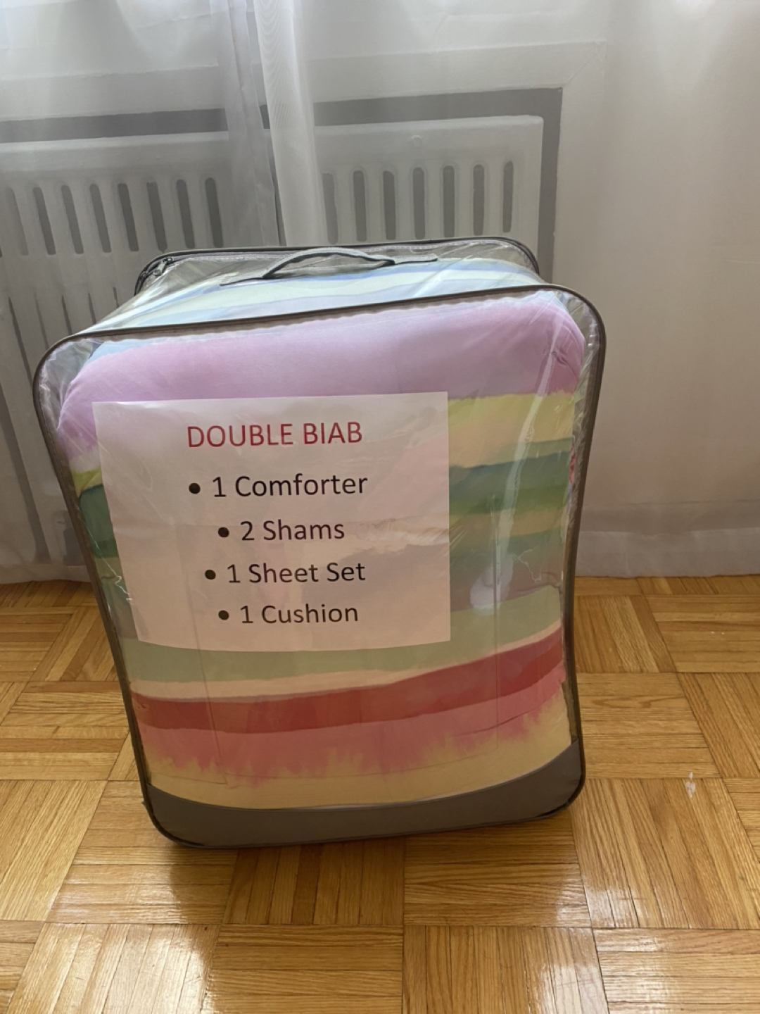 Double BIAB 7 pcs comforter set NEW