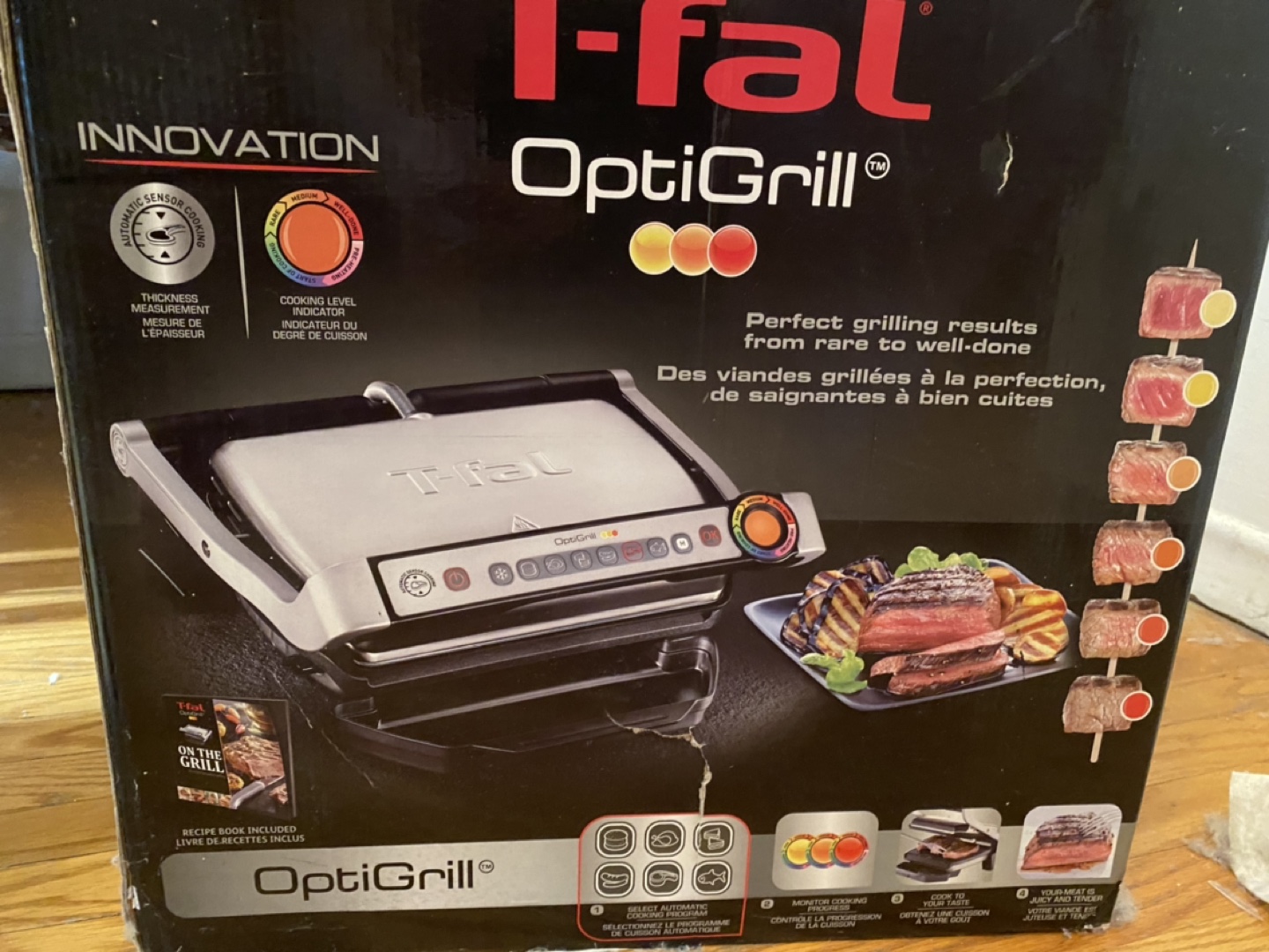 Tfal opti grill brand new in box thumbnail