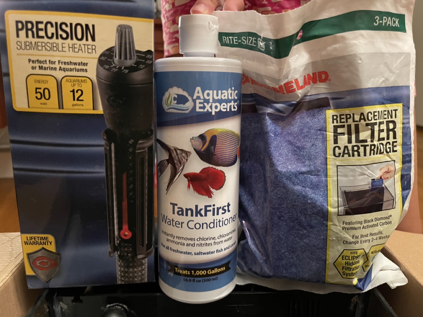 Glass aquarium image indicator(3)