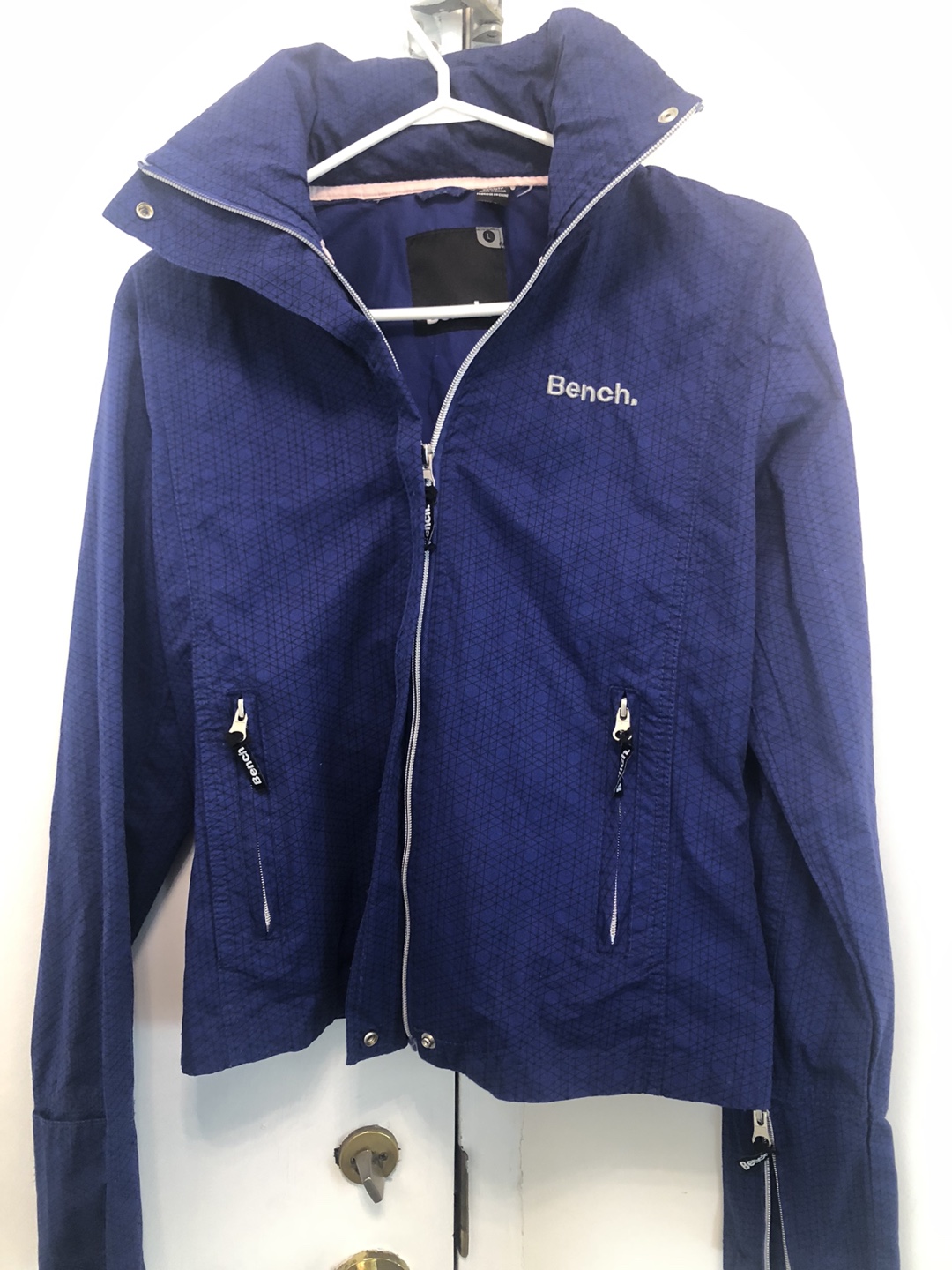 Blue size large bench jacket
