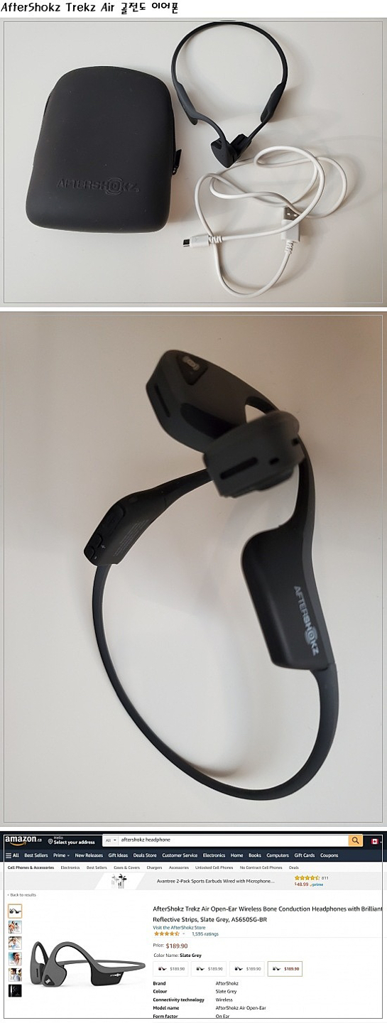 Aftershokz Trekz air headphones