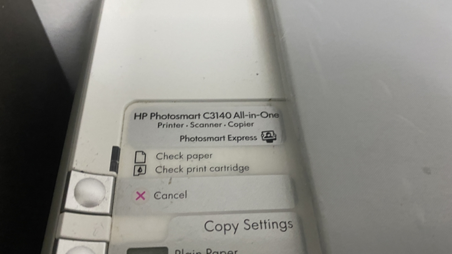 HP photosmart C3140 All-In-One Printer - photo 2