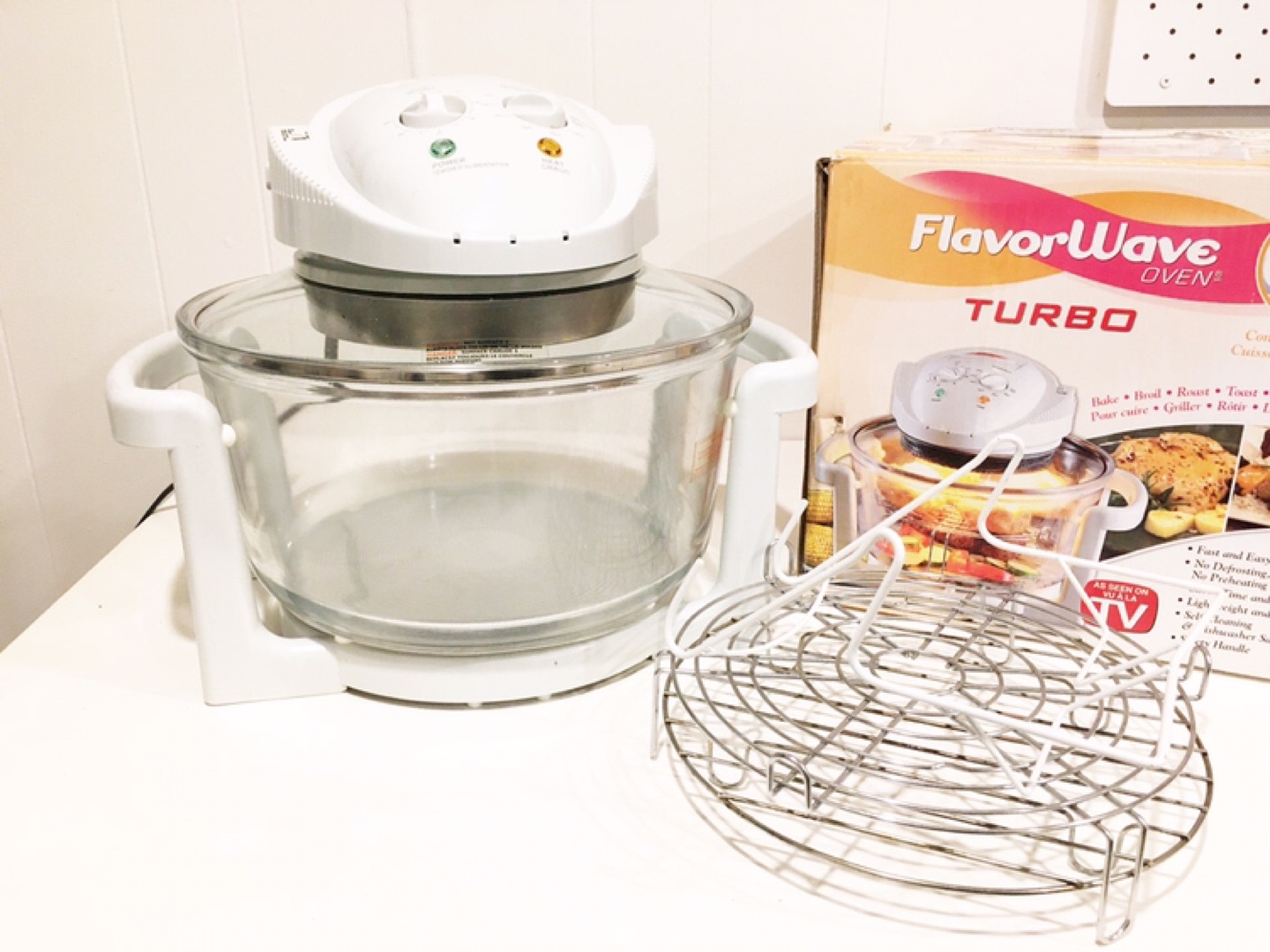$25 FlavorWave Turbo Table-Top Convection Oven  


 thumbnail