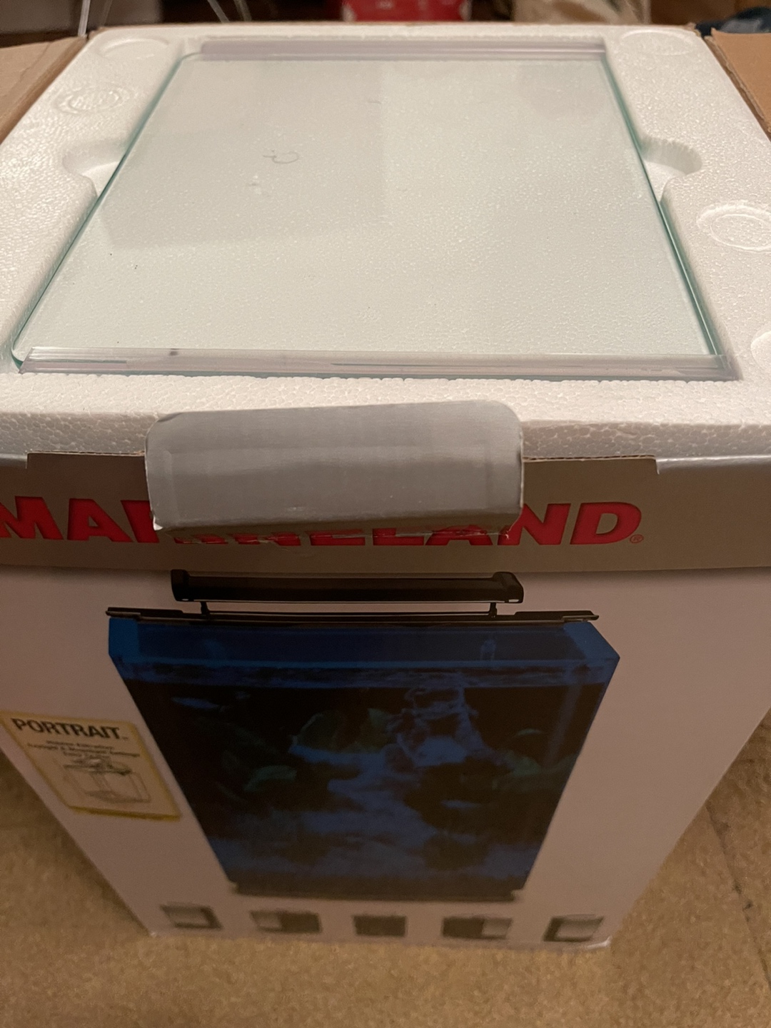 Glass aquarium image indicator(2)