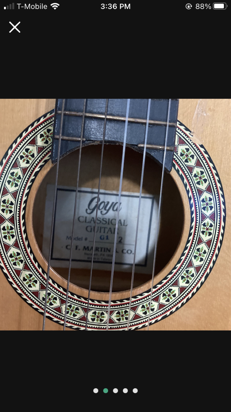Goya Classic guitar G1  C.F. Martin & CO - photo 2
