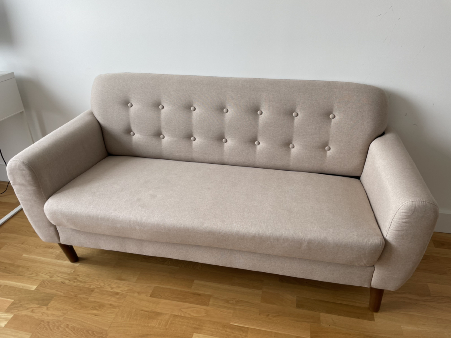 Sofa loveseat beige 