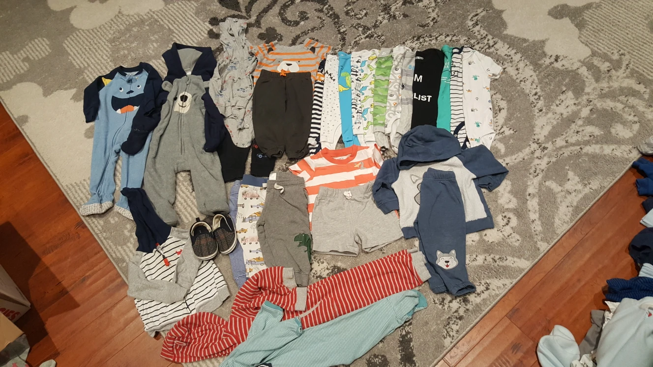 Baby boy winter clothing size 9 to 12 months