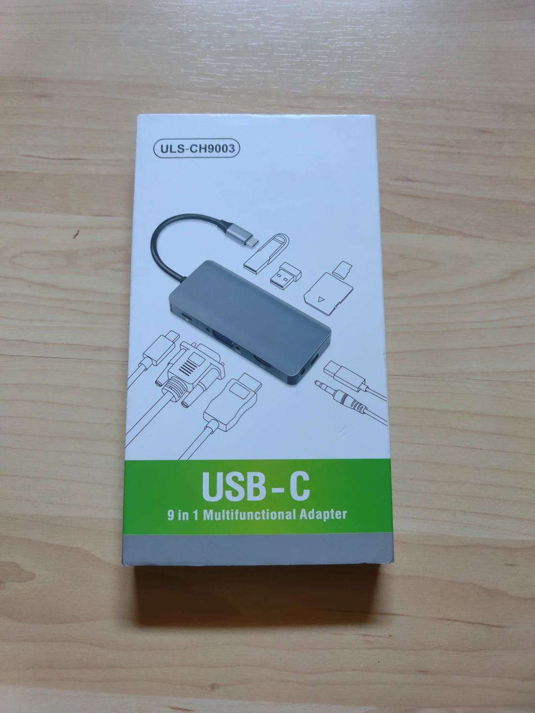 OOWOLF USB-C 9 in 1 Multifunctional Adapter image indicator(2)