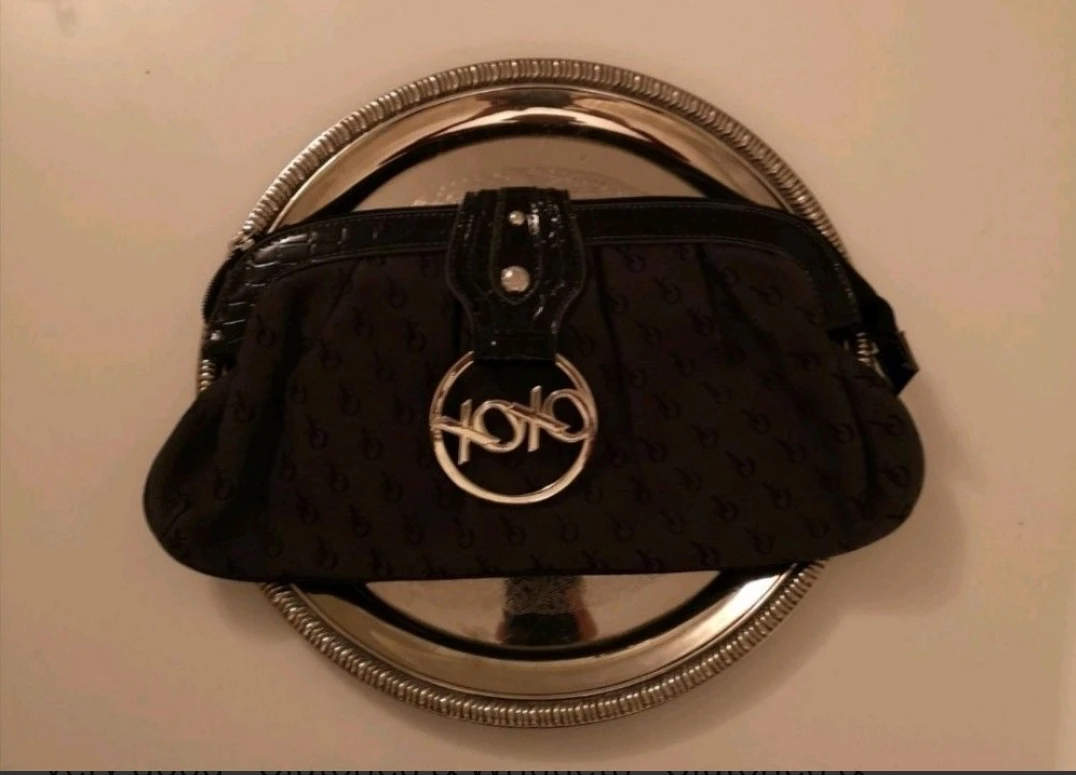 XOXO Black Clutch