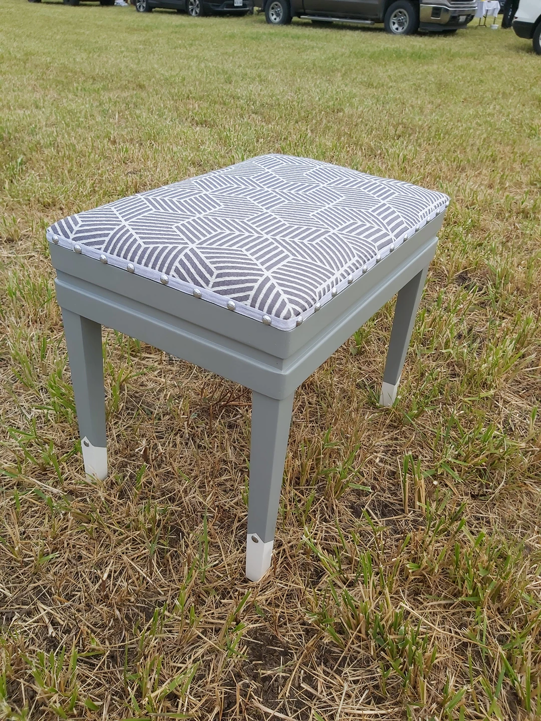 Refinished Antique Bench With Storage thumbnail