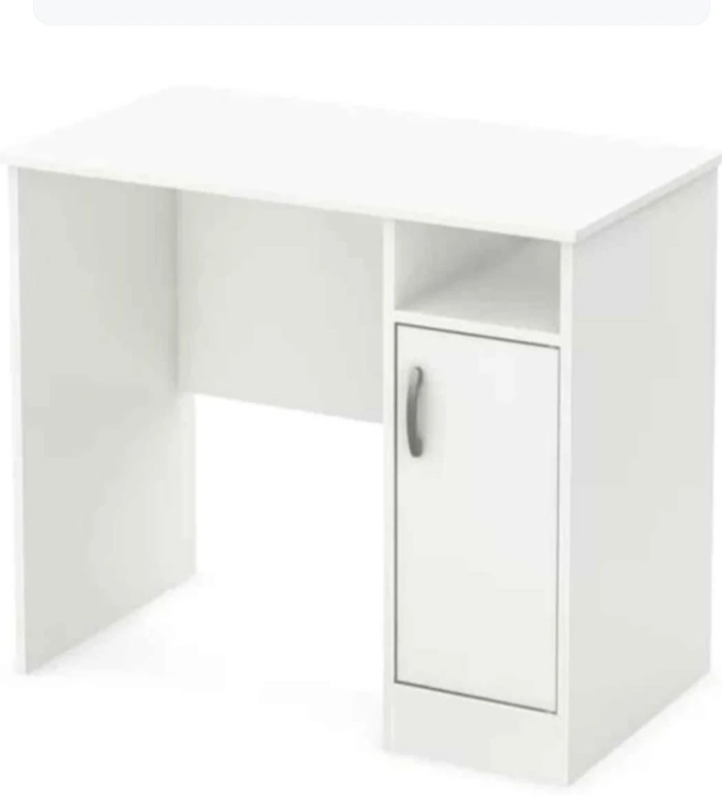New home study/work desk. White - photo 2