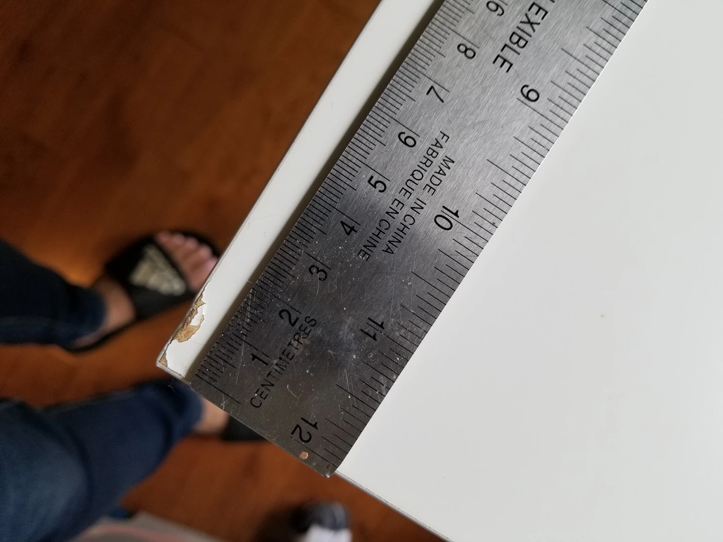 white ikea table - photo 2