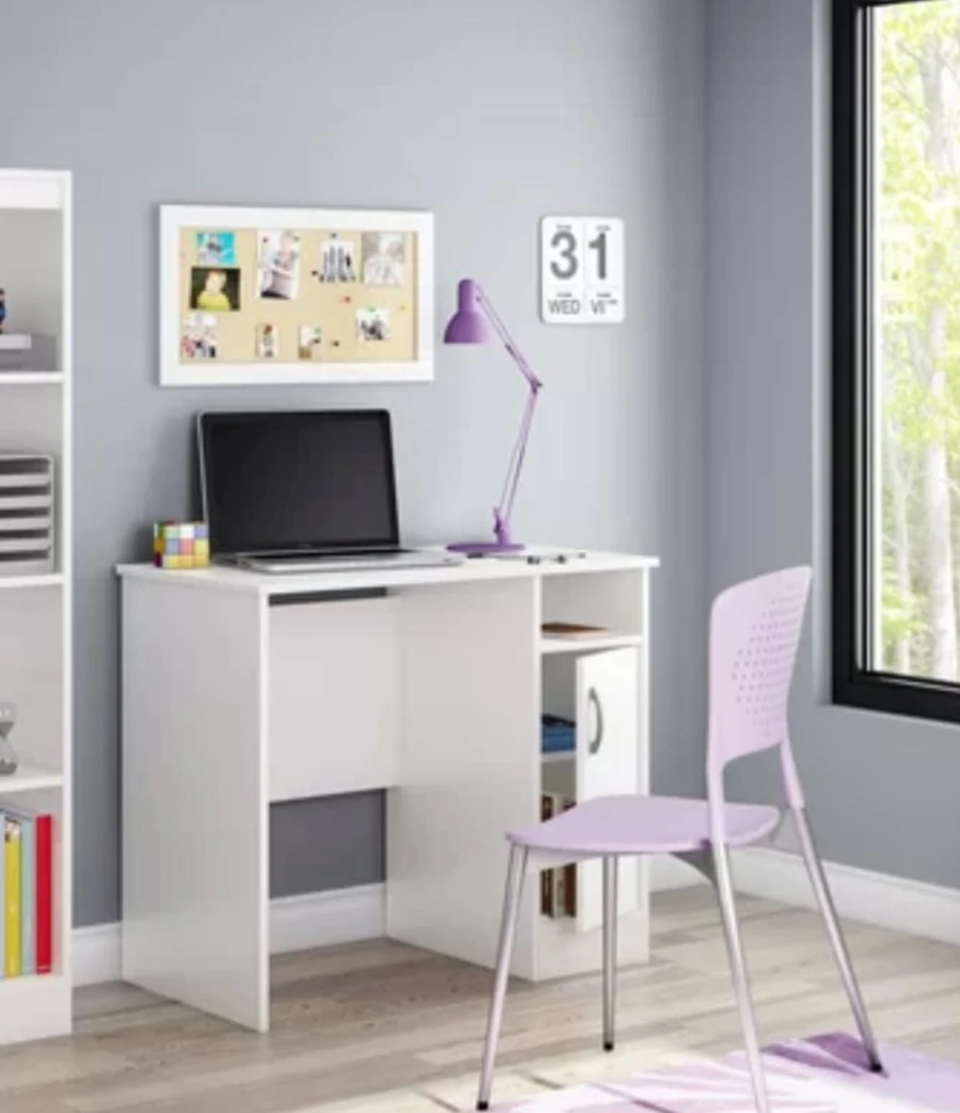 New home study/work desk. White