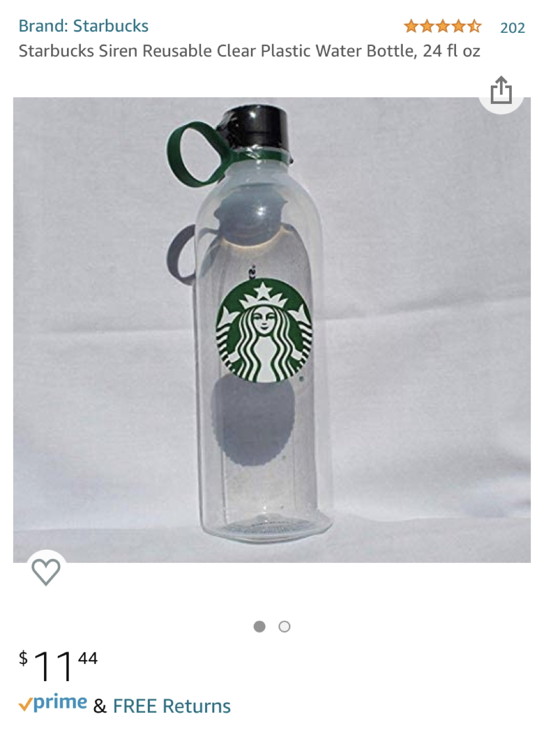 starbucks reusable water bottle 24oz