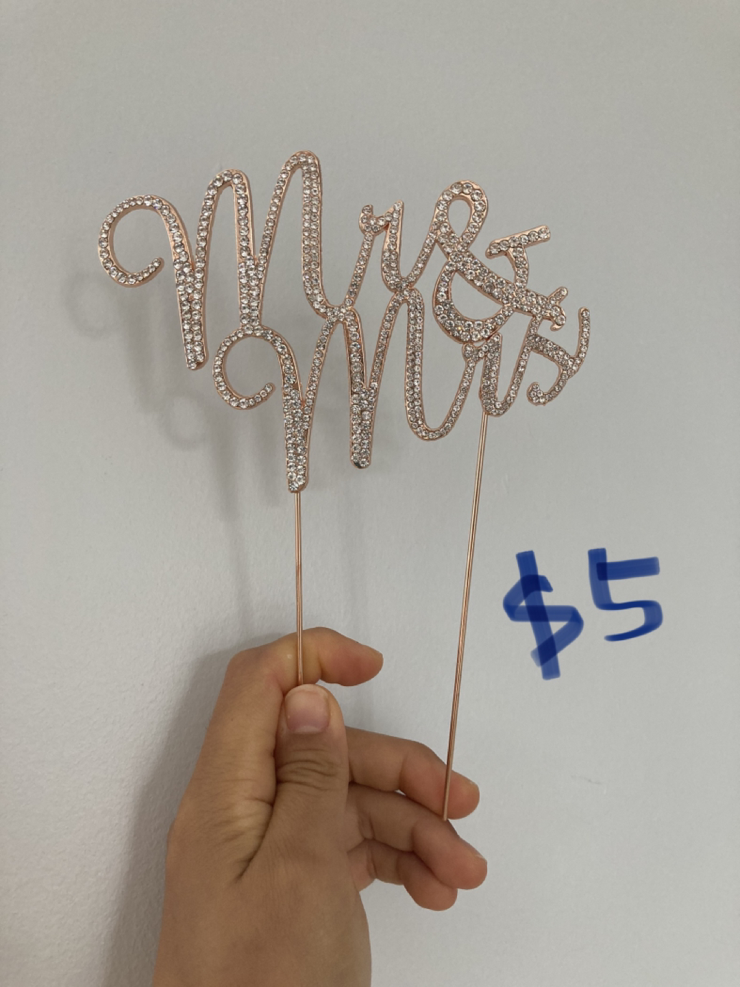 Mr & Mrs Cake Topper thumbnail