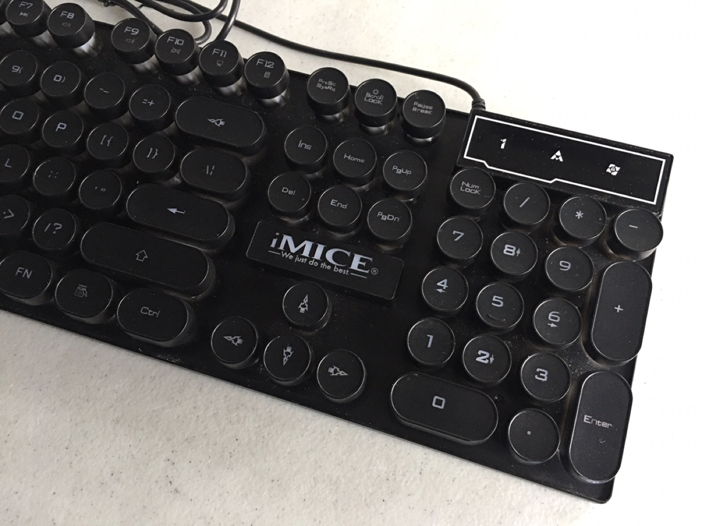 iMICE AK-800 USB Wired RGB Backlit Game Keyboard🥇 image indicator(2)