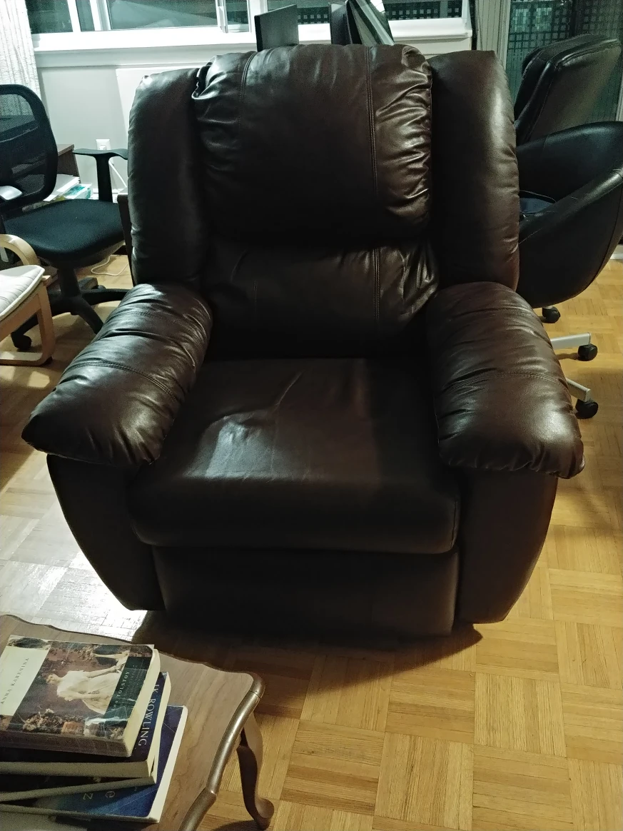 Reclining Brown Chair - photo 3