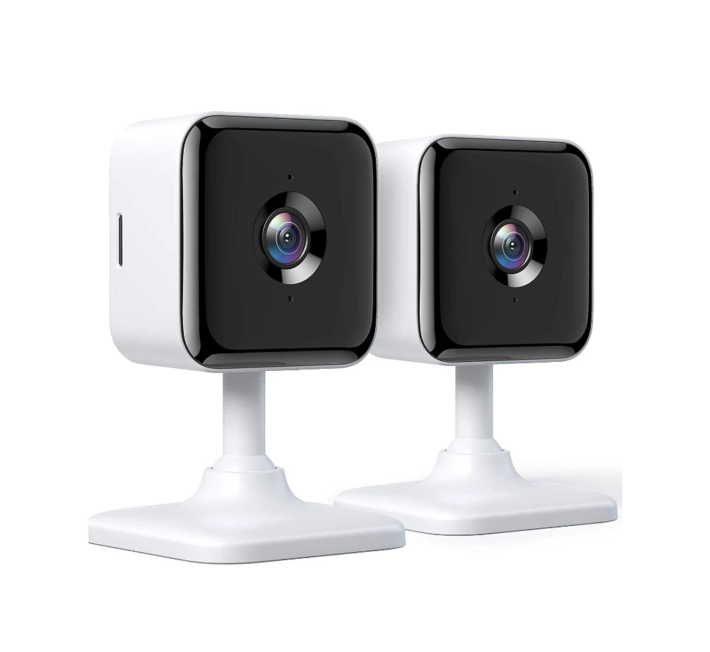 New 2Pk Teckin 1080P HD Wi-Fi Indoor Cameras TC100 thumbnail
