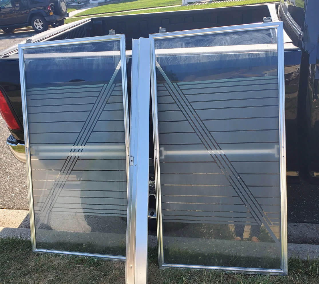 Standard Bathtub Sliding Door (2pieces)