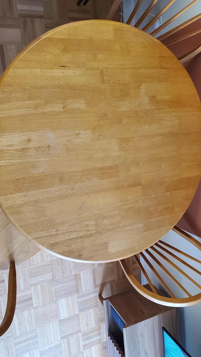 Round Dining Table with 4 Chairs - photo 4