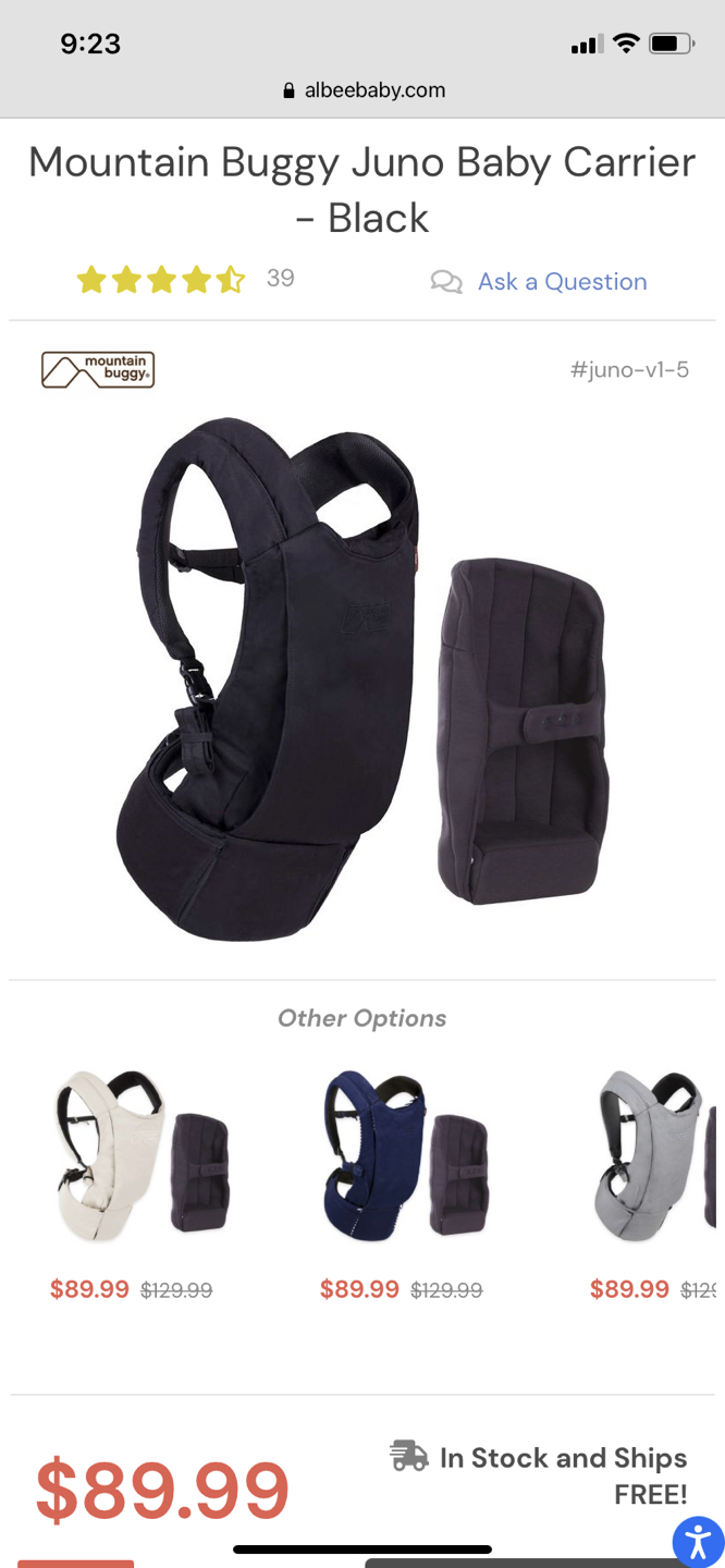 🌏(New) Juno mountain buggy baby carrier