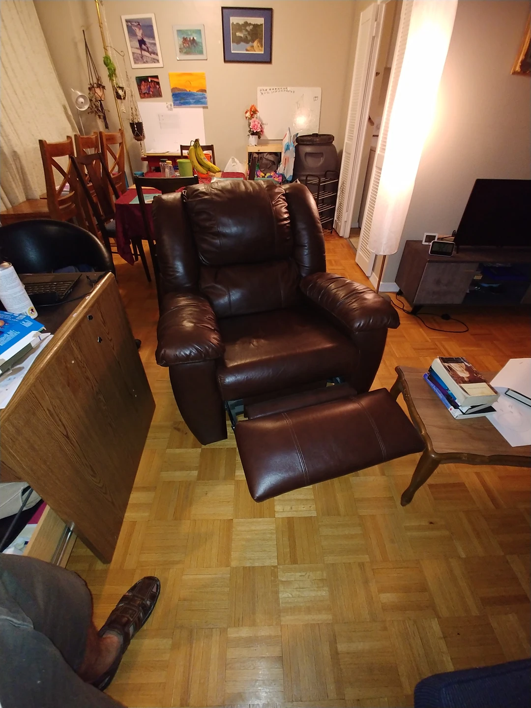 Reclining Brown Chair