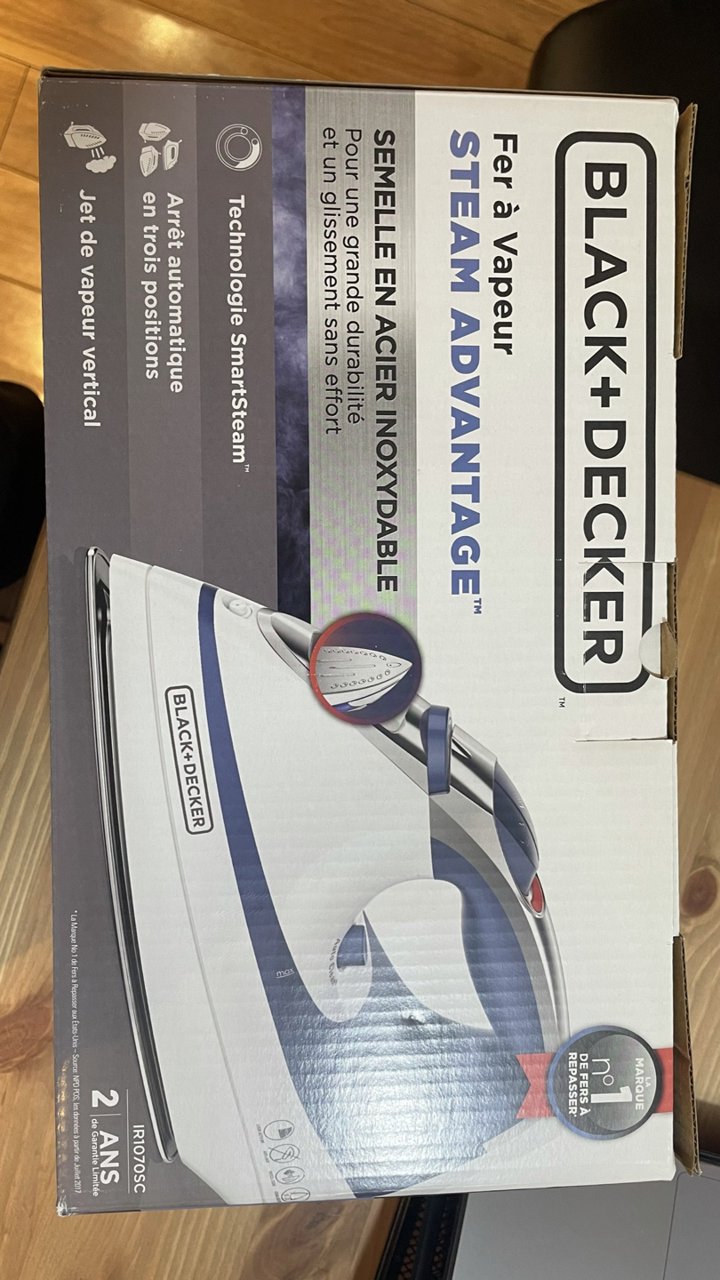 Black + Decker iron