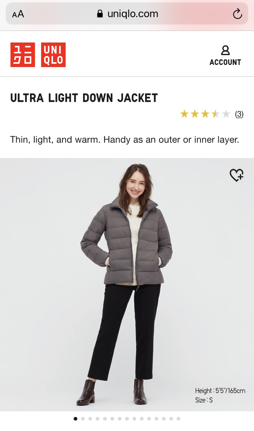 Uniqlo Ultra Light Down Jacket - medium - photo 5
