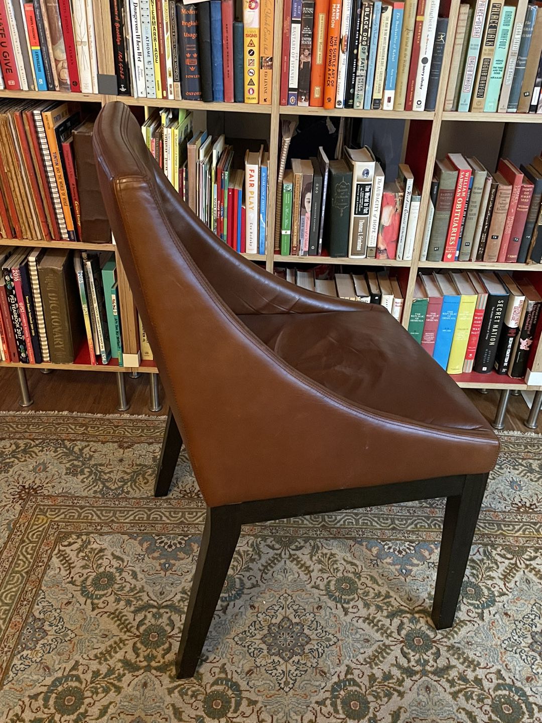 West Elm Dinning Chair Leather Office Chair - photo 4