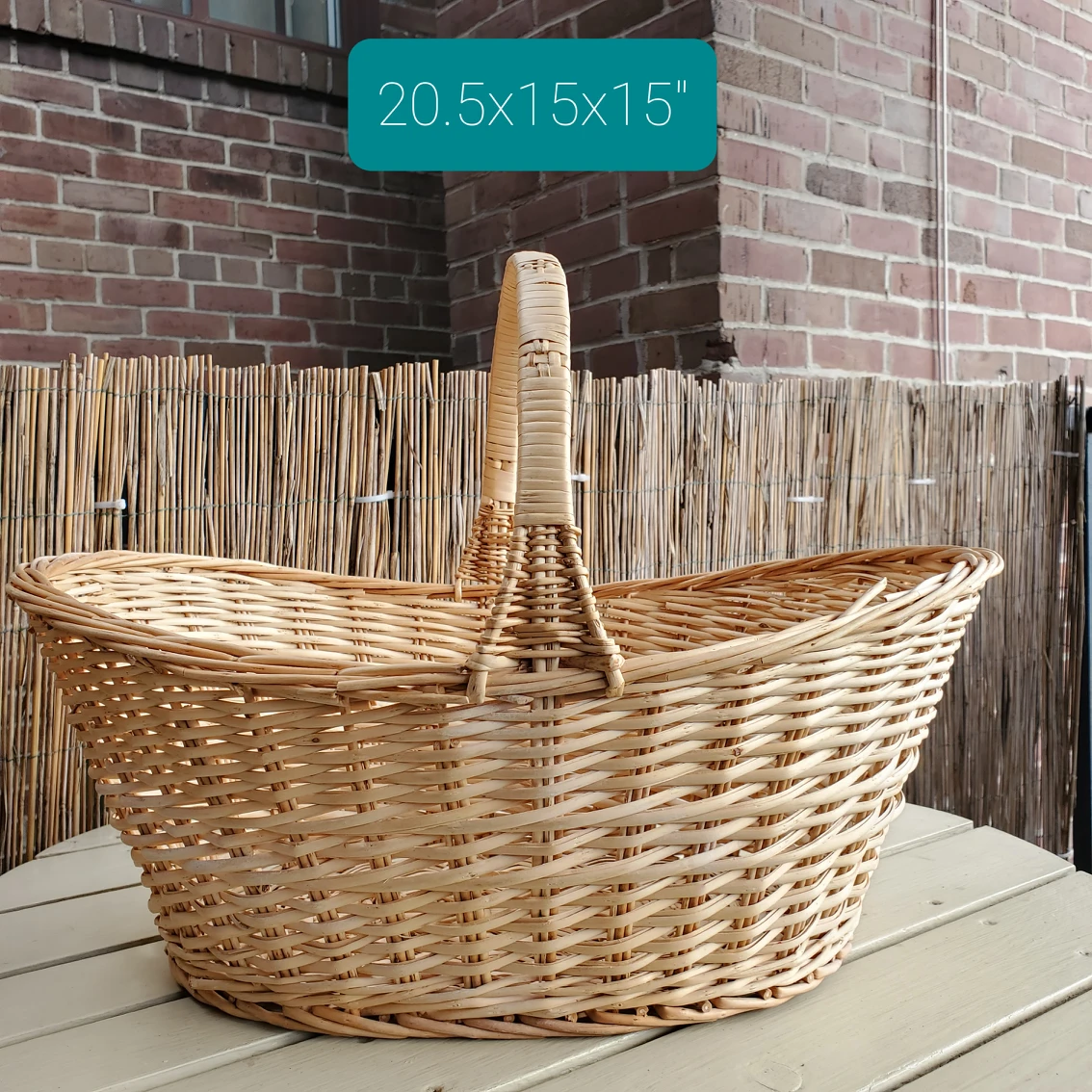 wicker baskets - photo 2