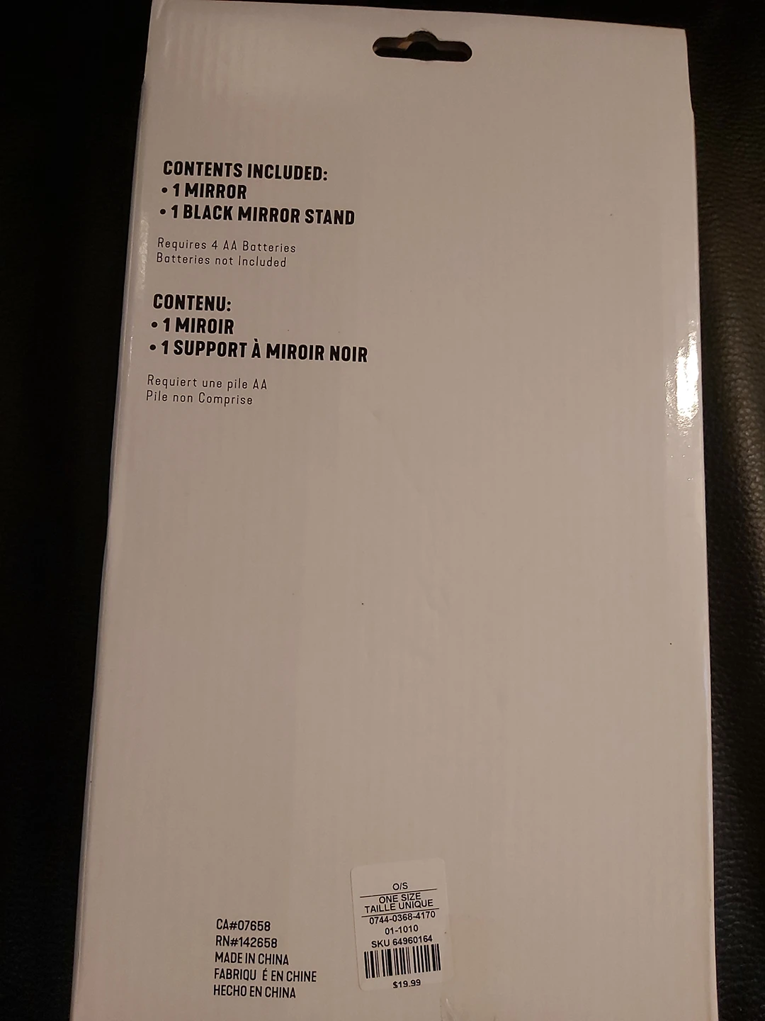 Face Mirror with LED light, Glam-ready!! Office Desk or Home image indicator(2)