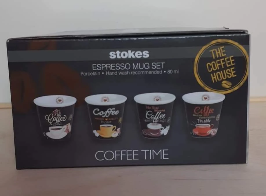 Stokes 'COFFEE TIME' Espresso Mugs, Set of 4 - photo 2
