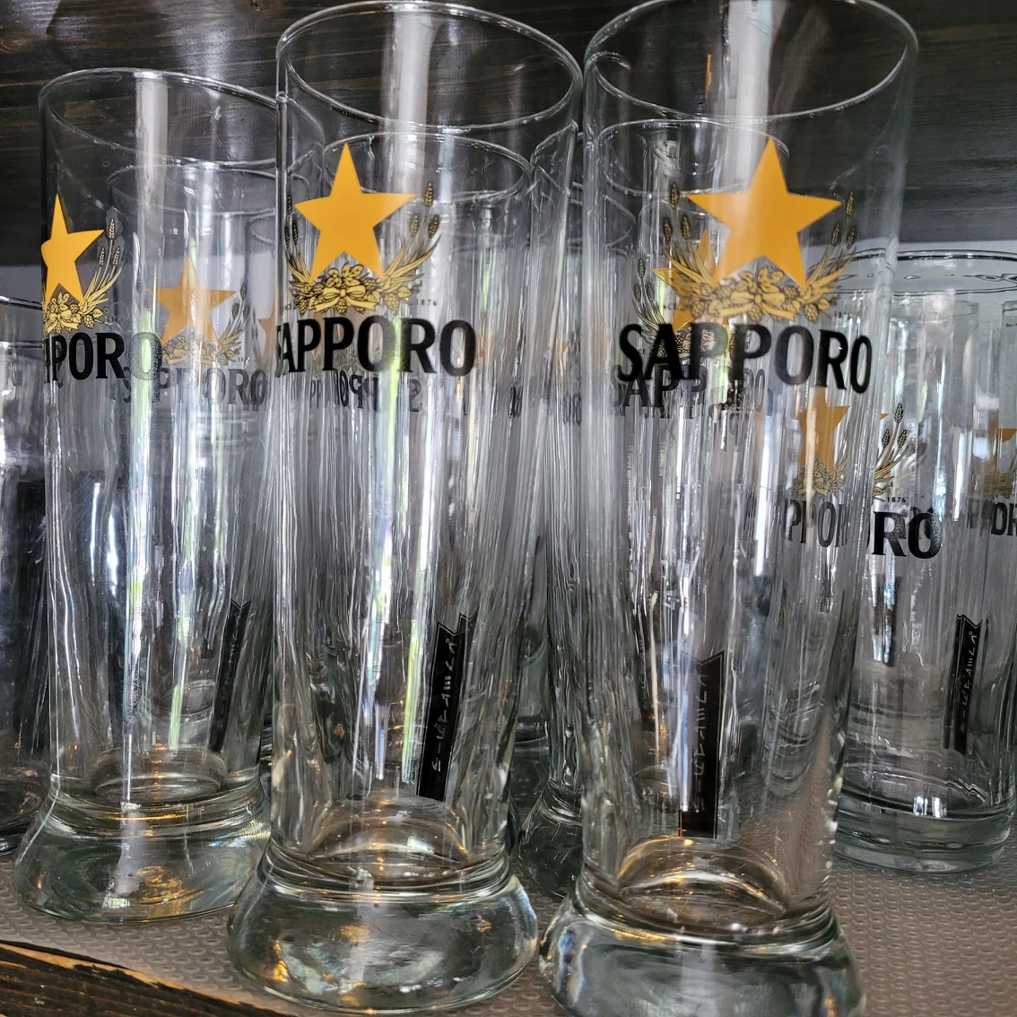 sapporo beer glasses