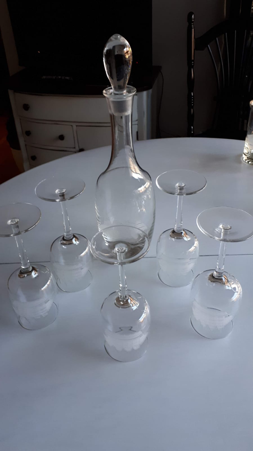Vintage Romanian Crystal Glass Set - photo 3